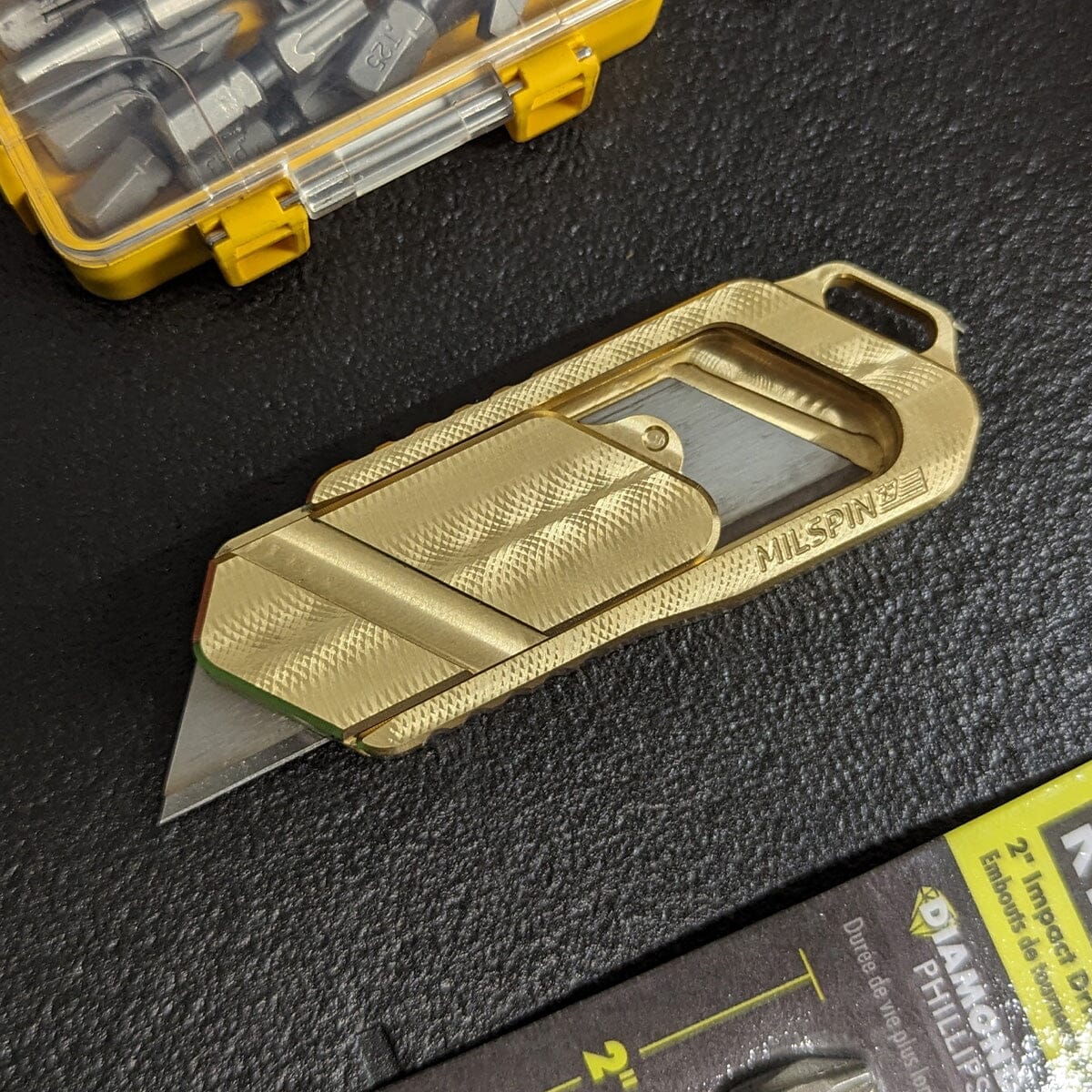 MILSPIN MAGNUS UTILITY KNIFE 2.0 (BRASS OR ALUMINUM)