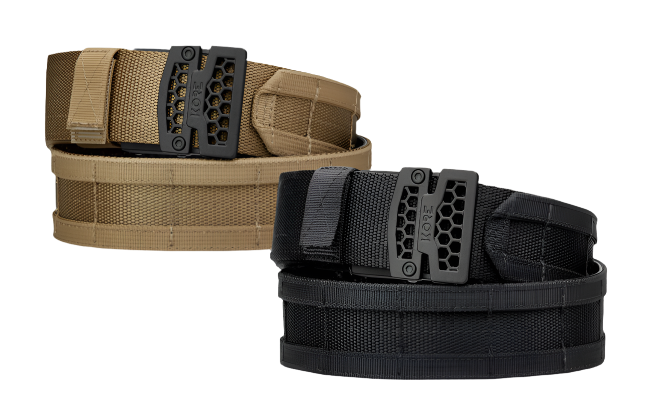 KORE BATTLE BELT 1.75IN (BLACK & COYOTE)