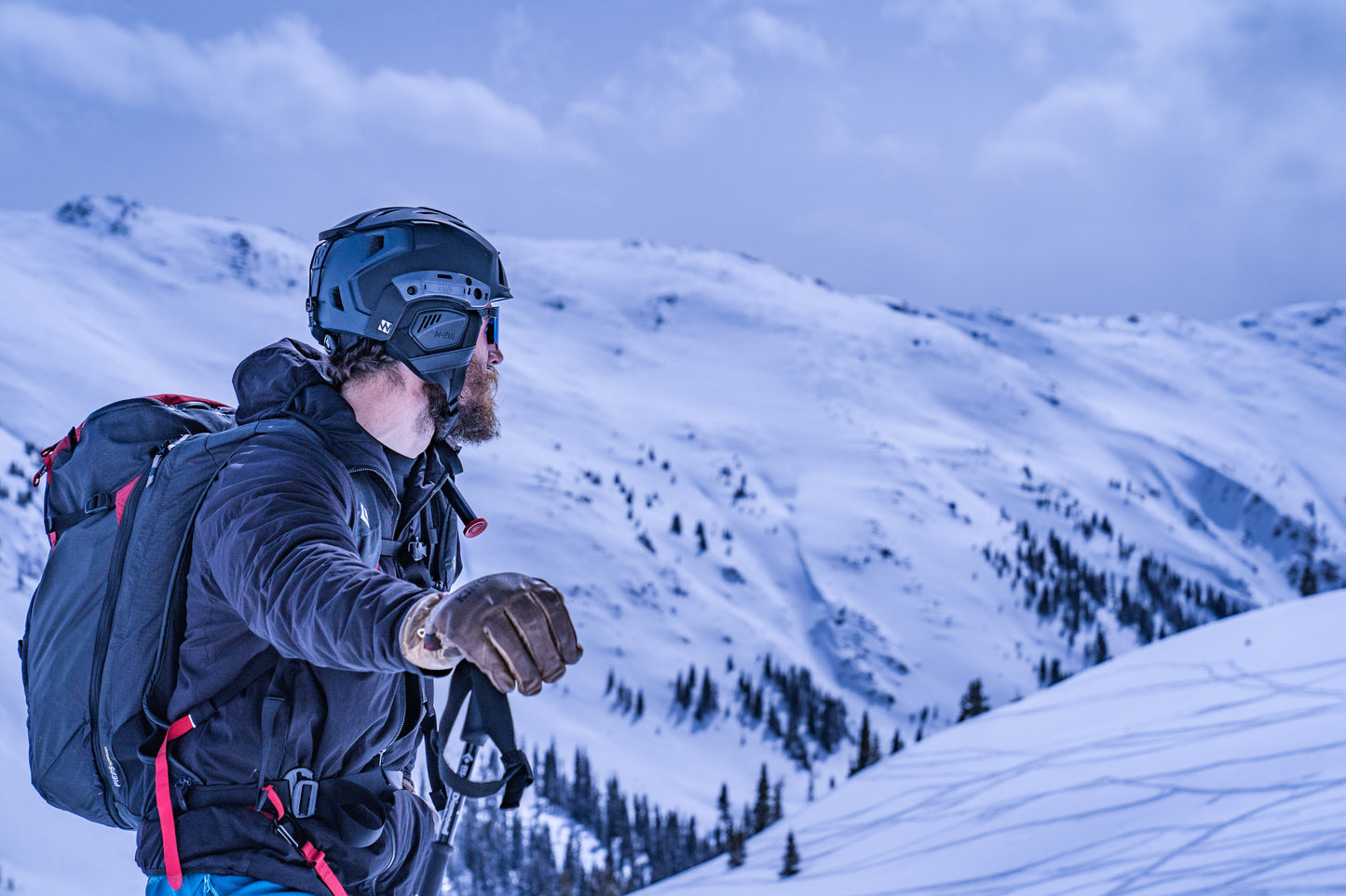 TEAM WENDY M-216 | W/ PRINCETON TEC LIGHT & SUPERIOR VENTILATION | PRO SKI HELMET