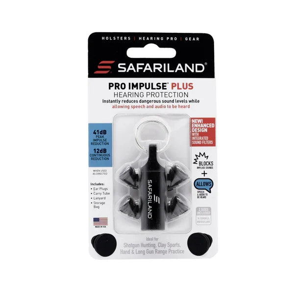 SAFARILAND PRO IMPULSE® PLUS HEARING PROTECTION