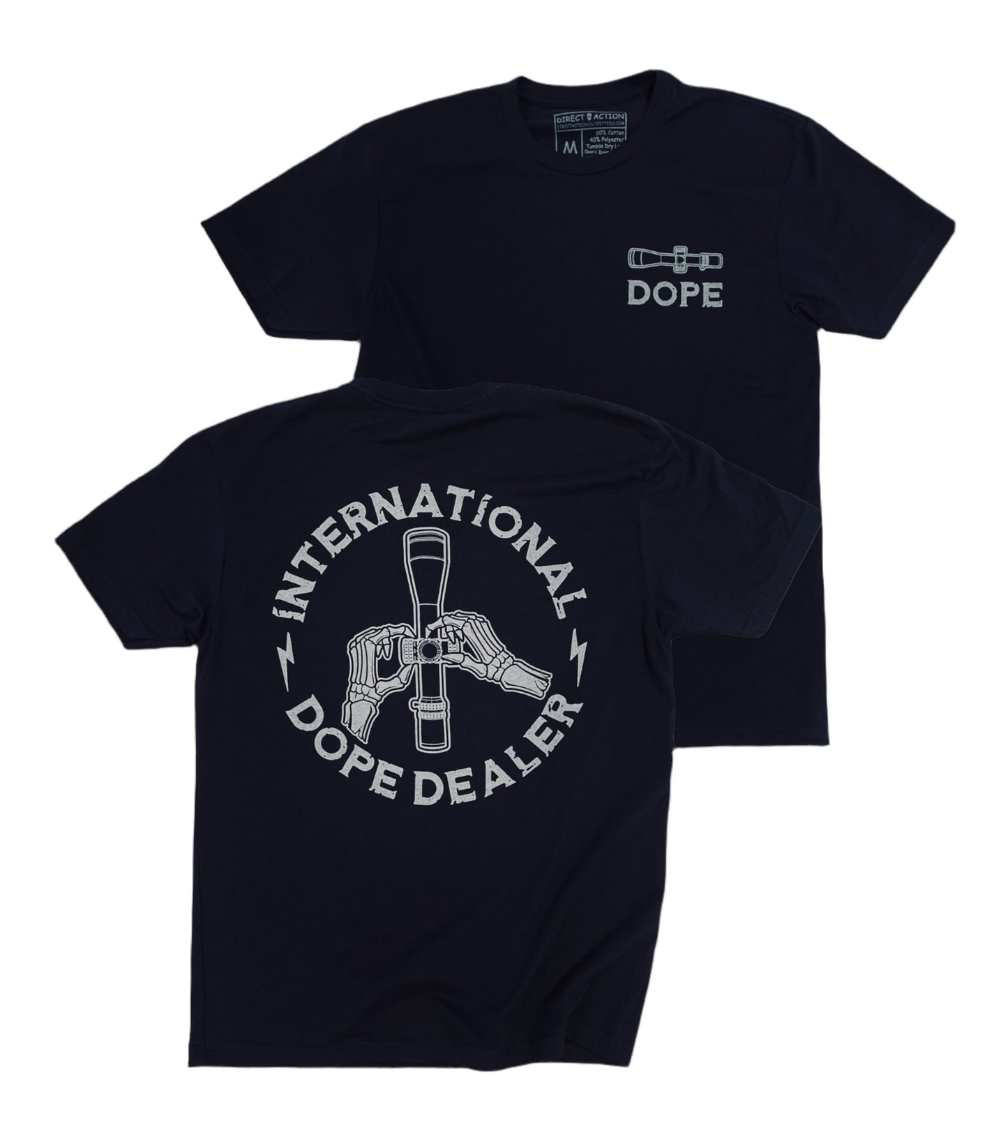 "DOPE DEALER" TEE (BLACK / MIL GREEN)