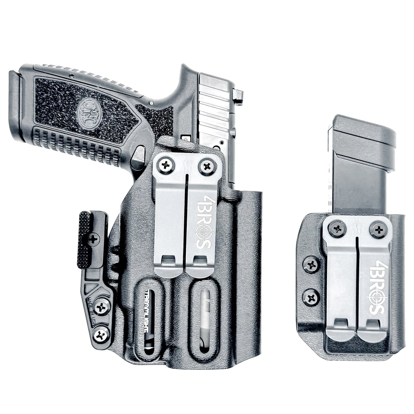 FN REFLEX XL & TLR-7 SUB IWB HOLSTER WITH MAGAZINE CARRIER COMBO