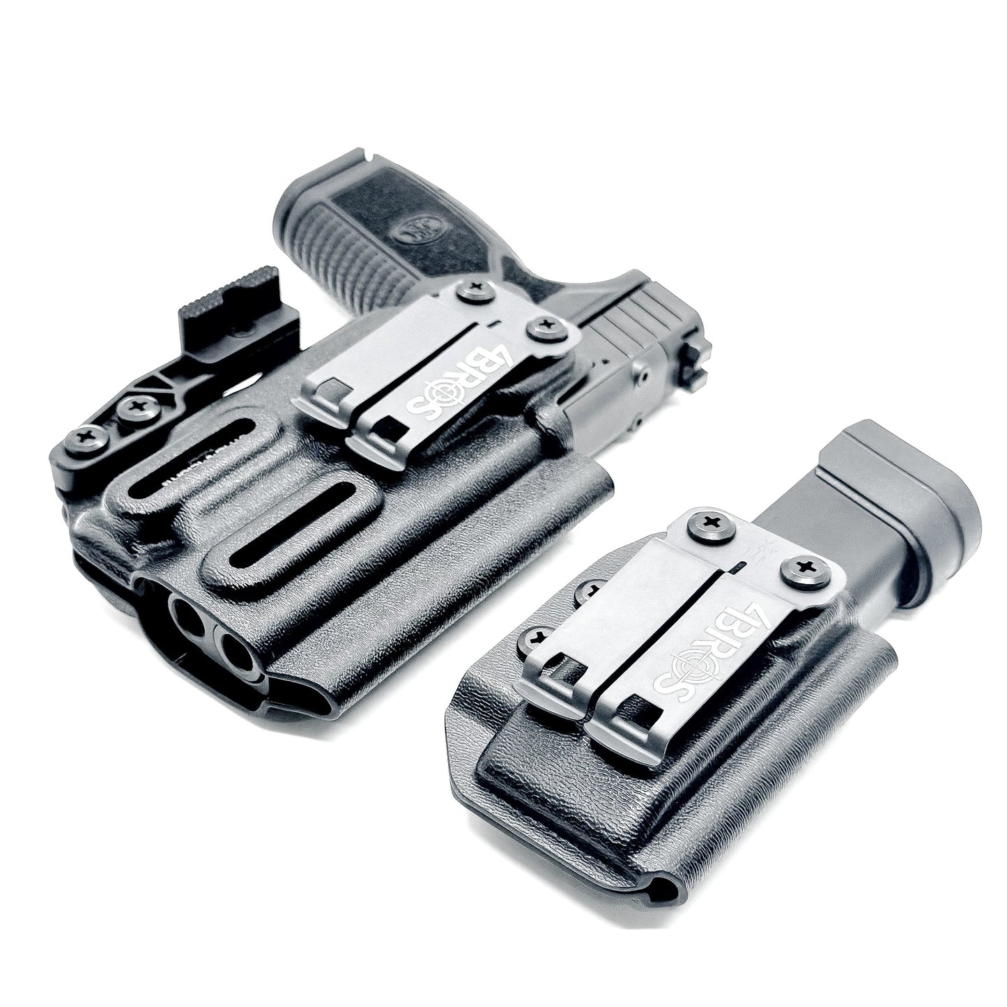 FN REFLEX XL & TLR-7 SUB IWB HOLSTER WITH MAGAZINE CARRIER COMBO