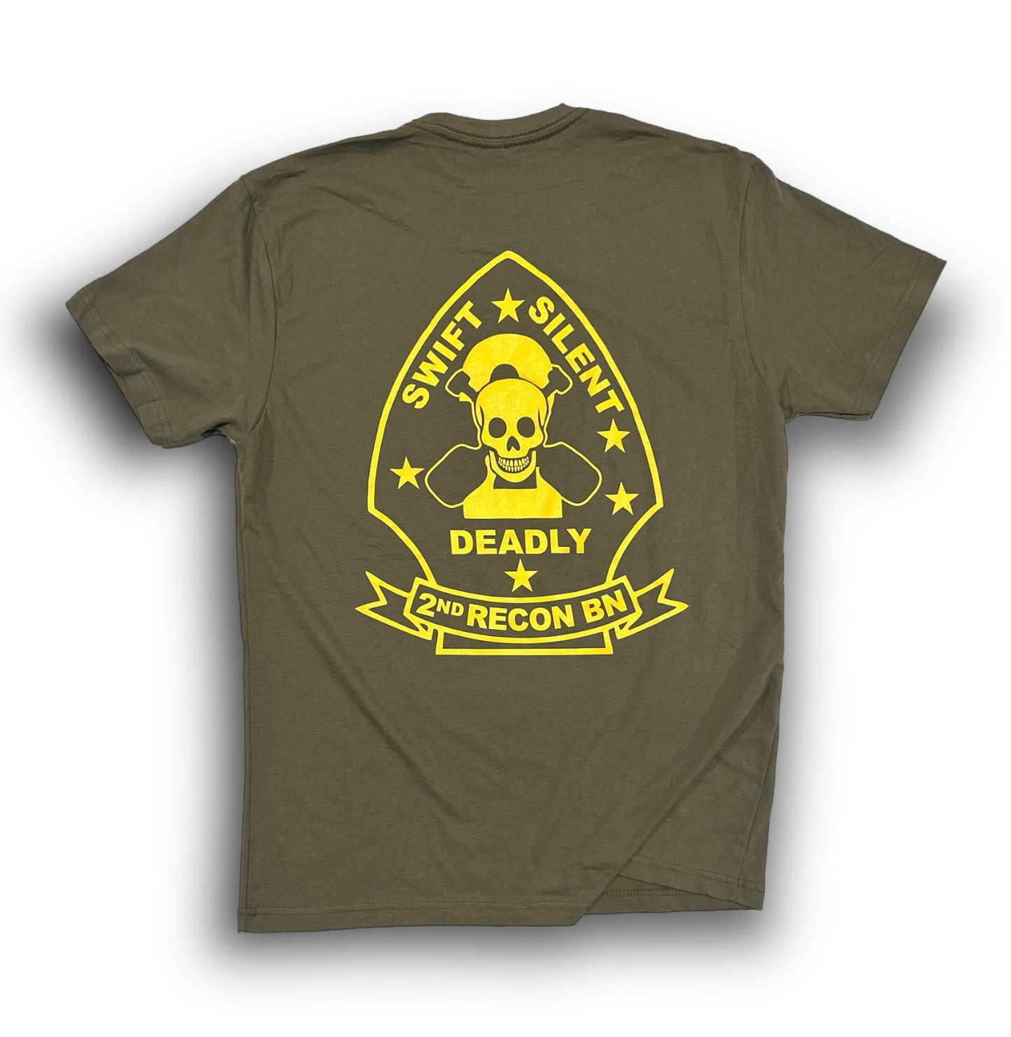 2ND RECON TEE (MIL GREEN) AMPHIB RECON