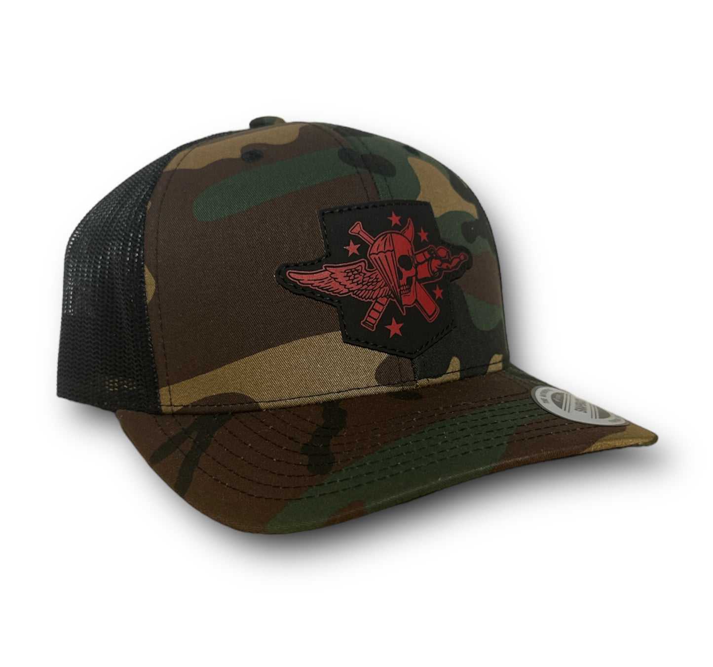 RECON RAIDER PATCH HAT (WOODLAND)