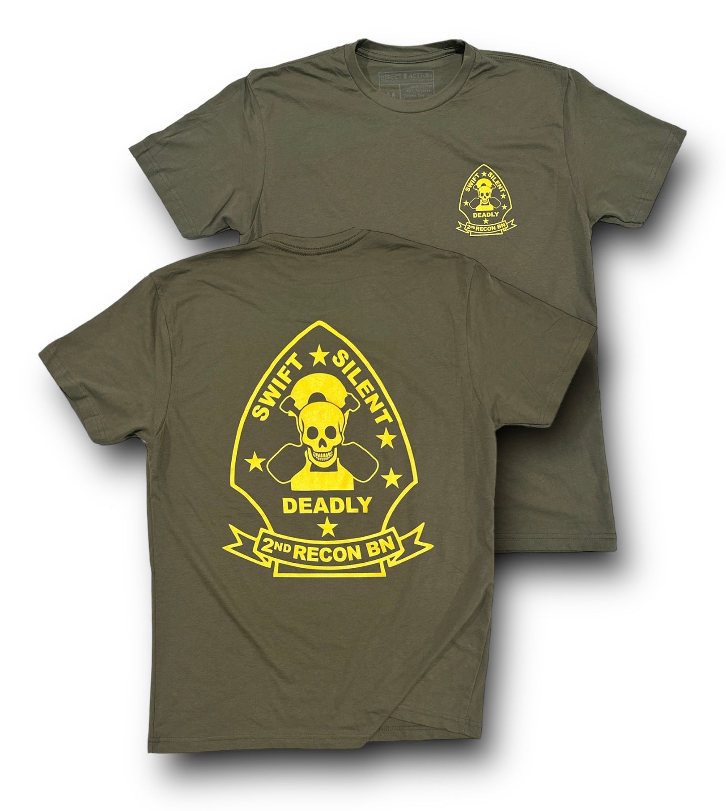 2ND RECON TEE (MIL GREEN) AMPHIB RECON