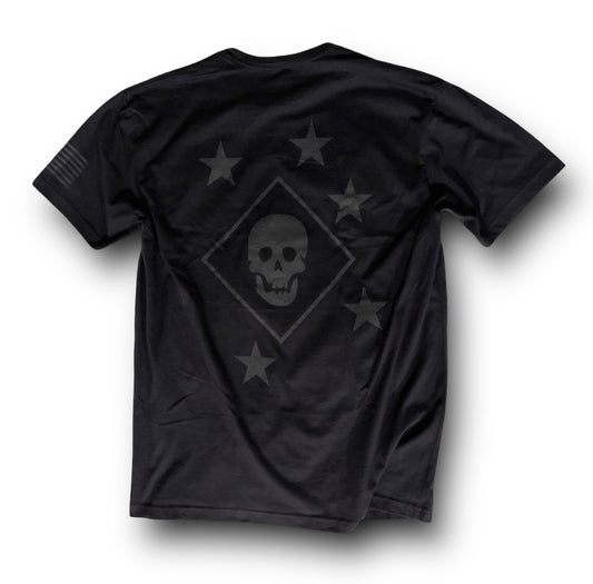 Raider Logo T-Shirt (Subdued Black)