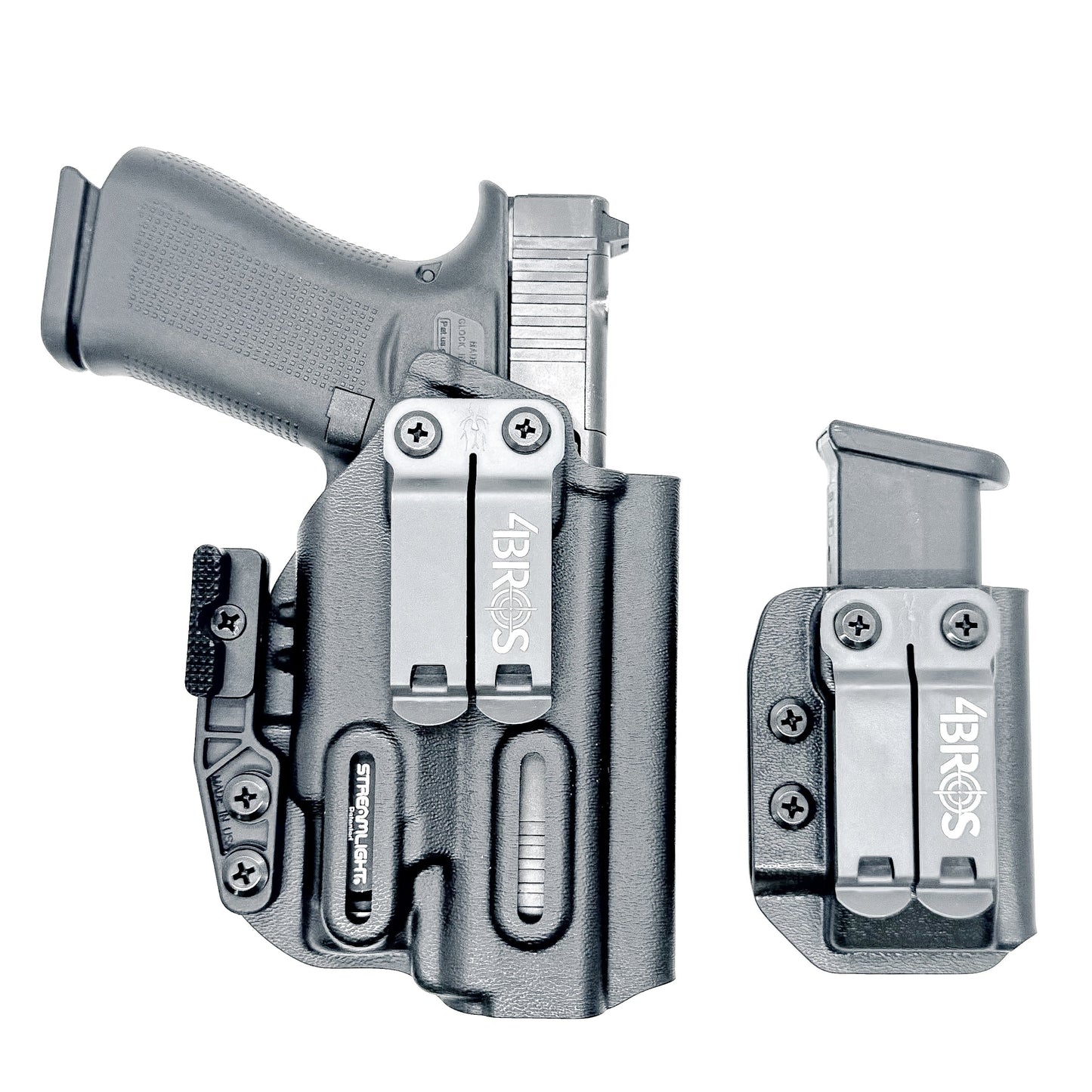 GLOCK 43X & 48 MOS TLR-7 SUB IWB HOLSTER WITH MAGAZINE CARRIER COMBO
