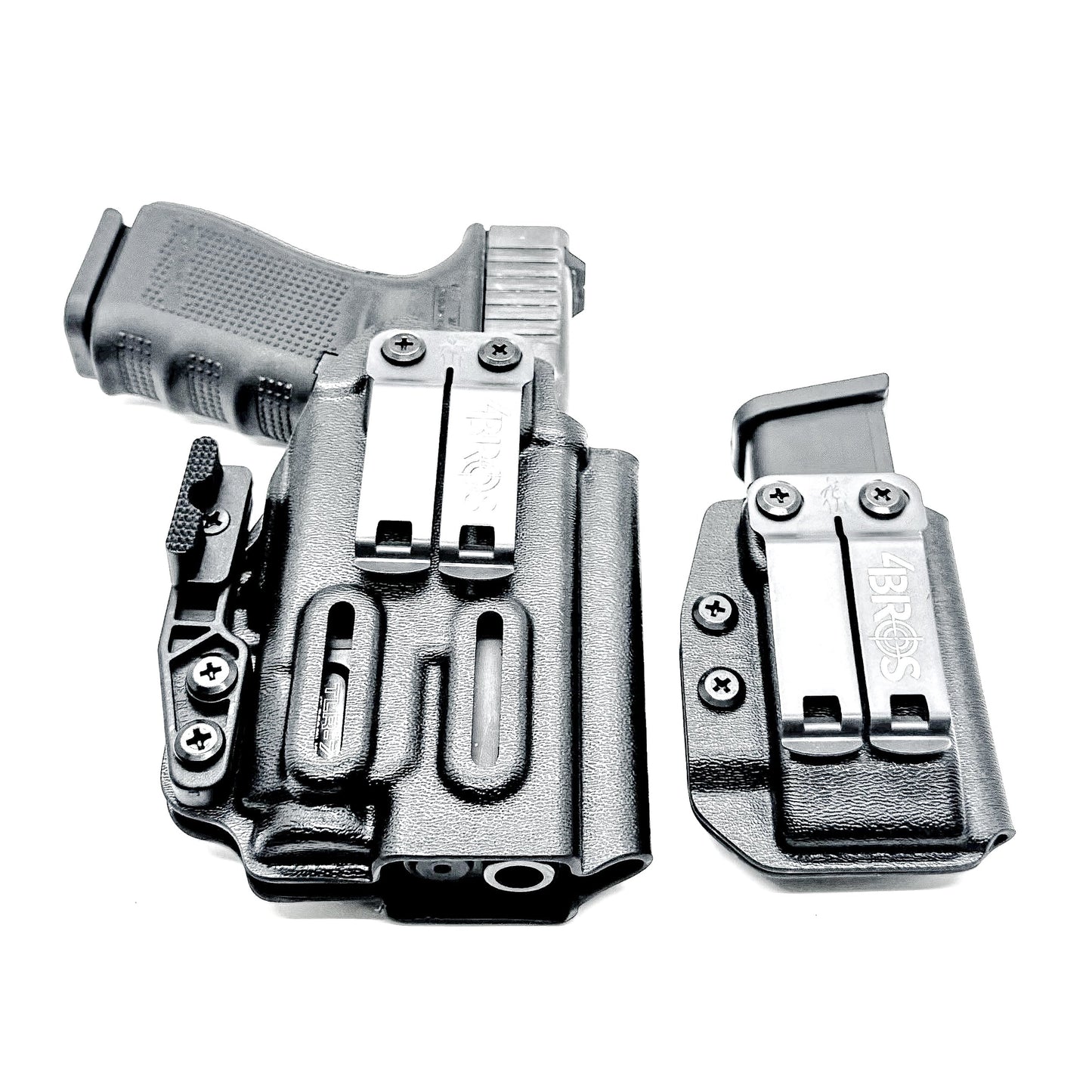 Glock 19 Gen 3/4 & TLR-7 X/A IWB Holster with Magazine Carrier Combo
