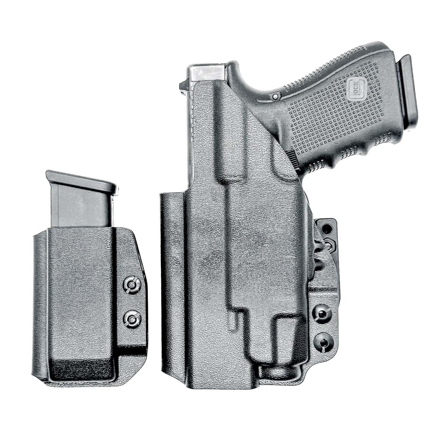 Glock 19 Gen 3/4 & TLR-7 X/A IWB Holster with Magazine Carrier Combo