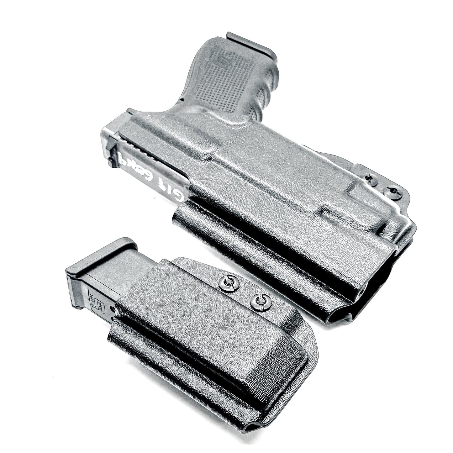 Glock 19 Gen 3/4 & TLR-7 X/A IWB Holster with Magazine Carrier Combo