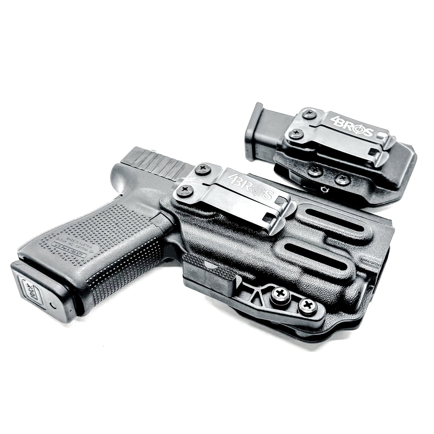 Glock 19 Gen 5/V/6 & TLR-7 X/A IWB Holster with Magazine Carrier Combo