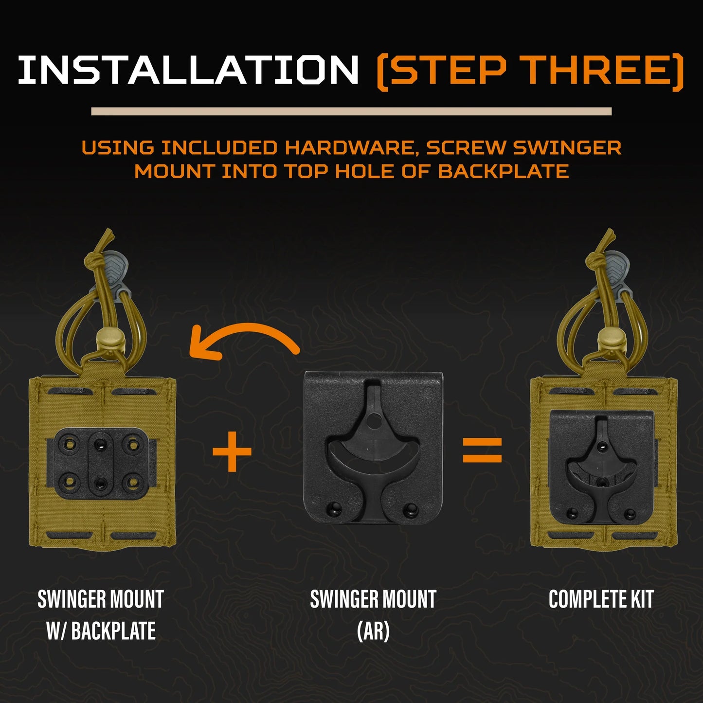 Kore Essentials Swinger Mount -  For Single AR Mag Pouch