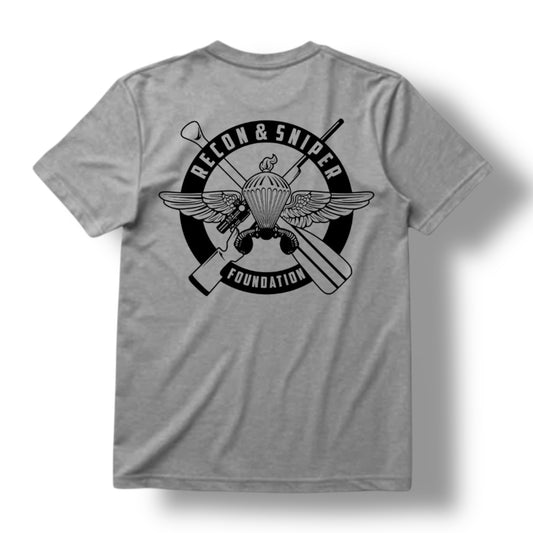 RSF OG LOGO TEE (HEATHER GREY)