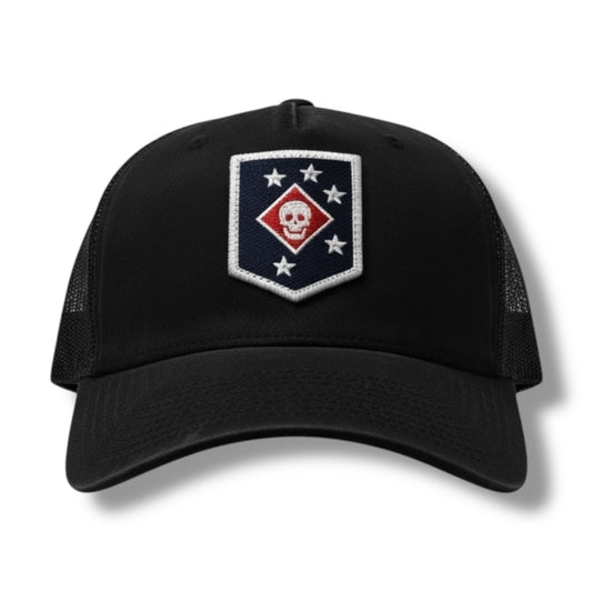 ((PRE- ORDER)) RWB RAIDER PATCH HAT (BLACK)