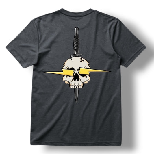 ((PRE-ORDER)) DA DAGGER TEE (HEATHER METAL)