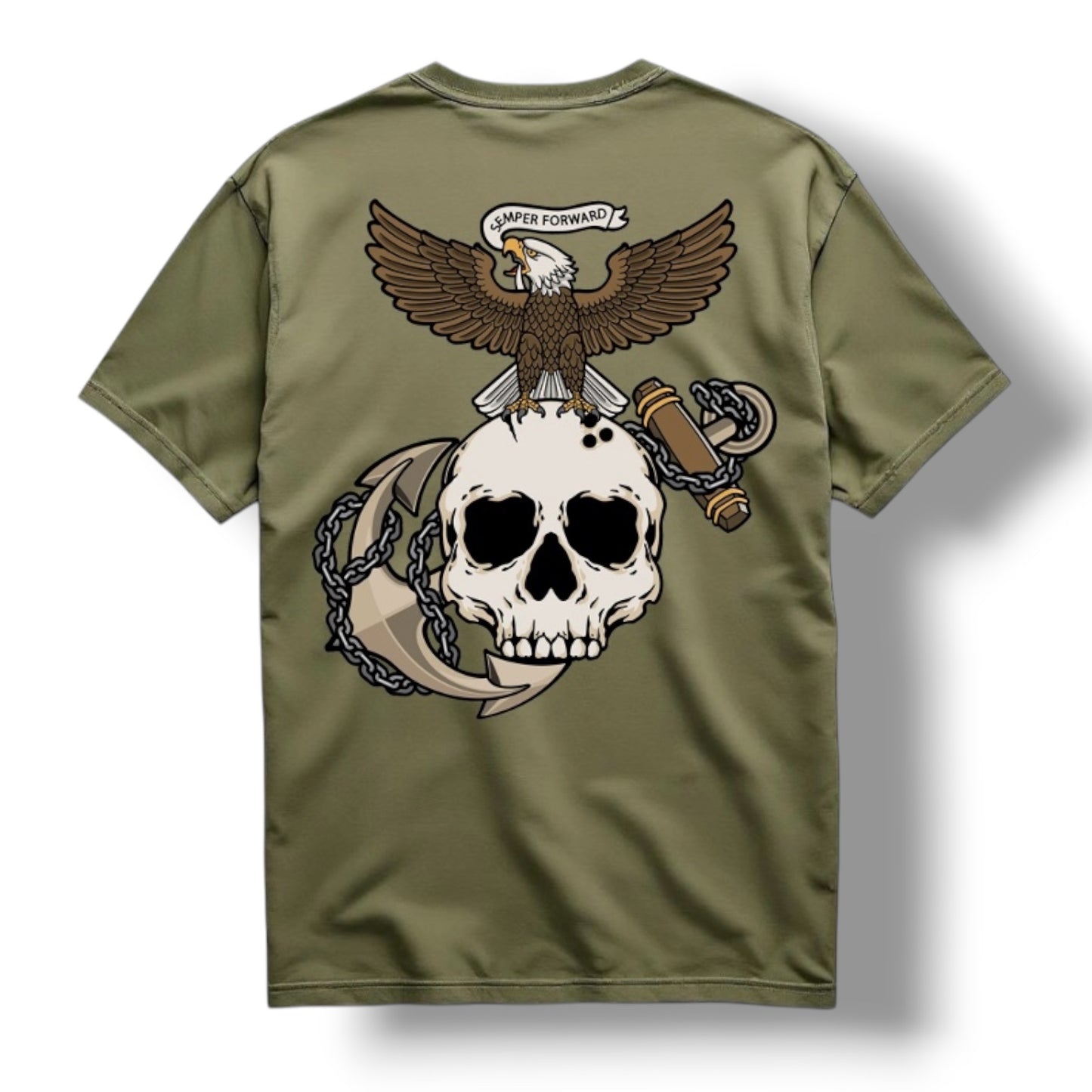 ((PRE-ORDER)) DA "ESA" TEE (MIL GREEN)