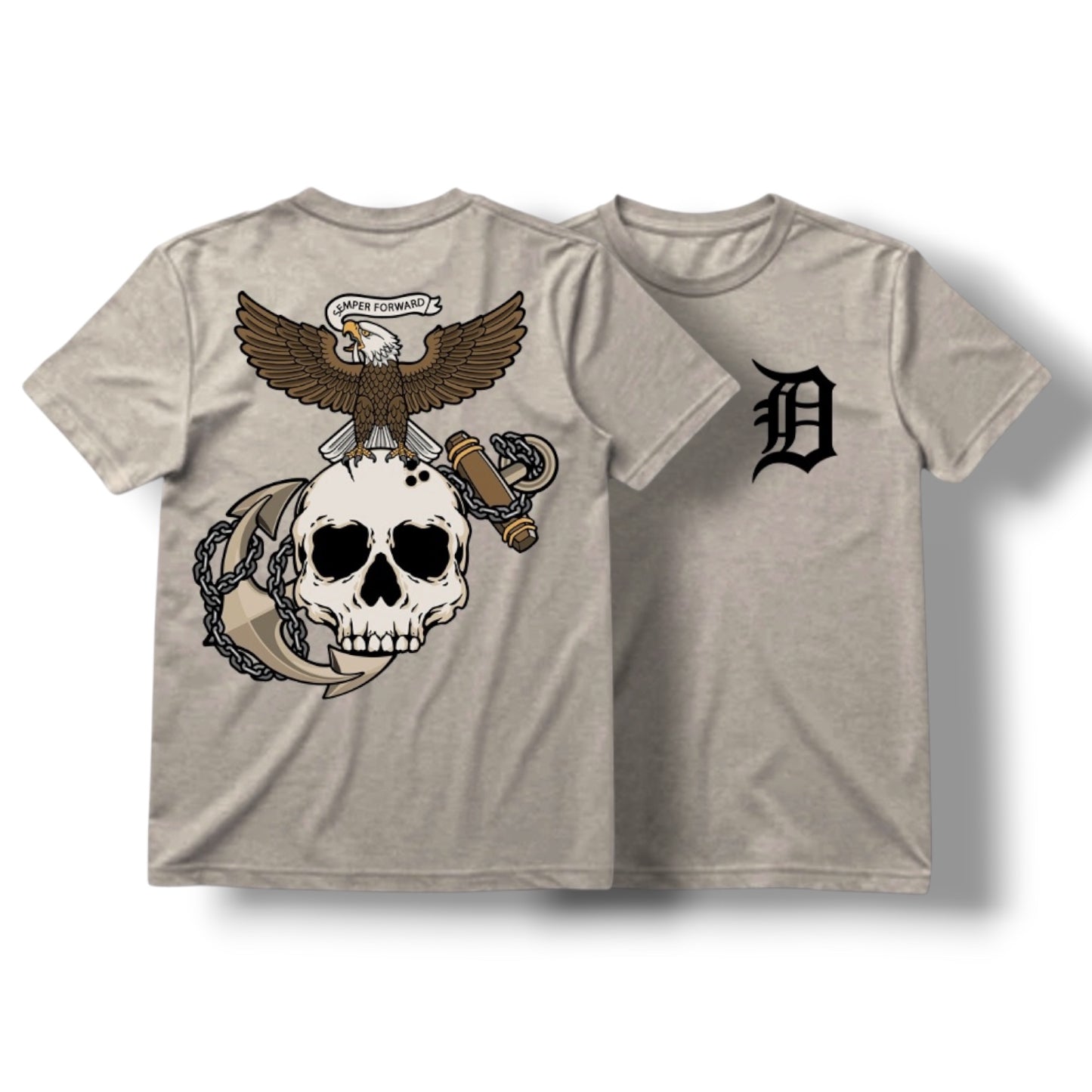 ((PRE-ORDER)) DA "ESA" TEE (HEATHER SILK)