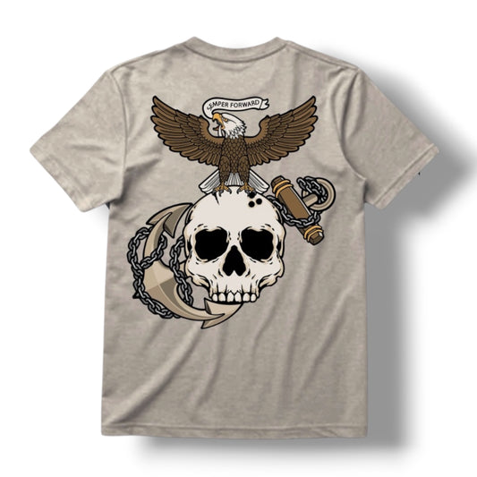 ((PRE-ORDER)) DA "ESA" TEE (HEATHER SILK)