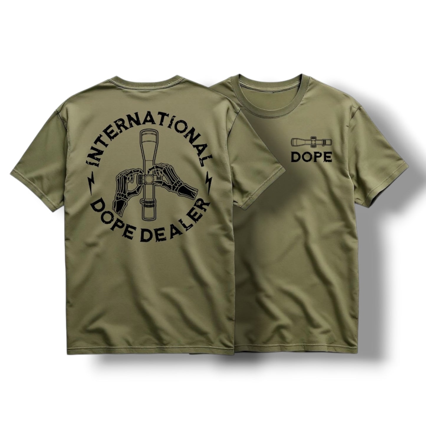 DOPE DEALER TEE (MIL GREEN)
