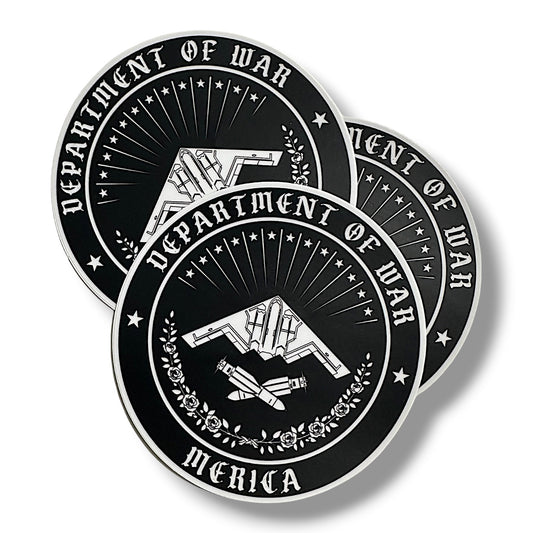 DEPT OF WAR STICKER