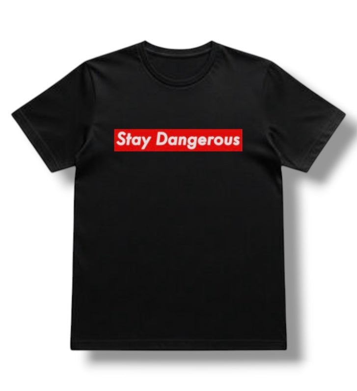 ((PRE-ORDER)) STAY DANGEROUS TEE (BLACK)