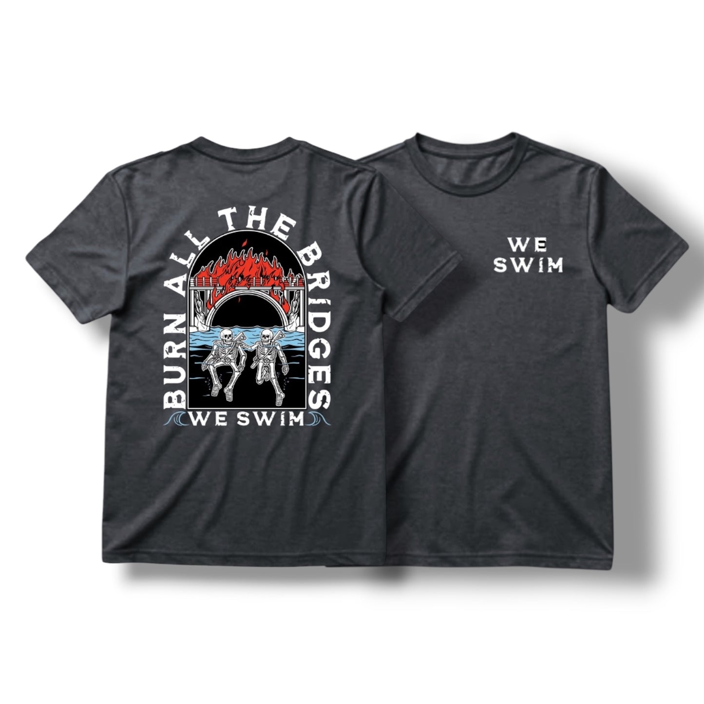 ((PRE-ORDER)) WE SWIM TEE (HEATHER METAL)
