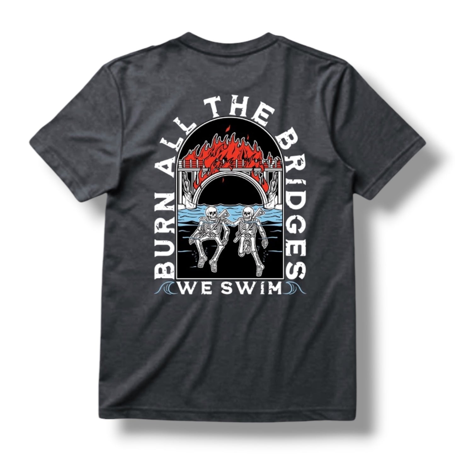 ((PRE-ORDER)) WE SWIM TEE (HEATHER METAL)
