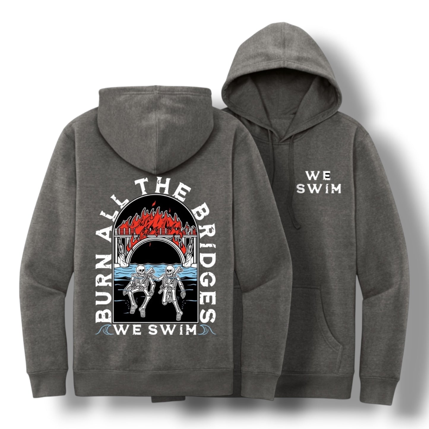 ((PRE-ORDER)) WE SWIM HOODIE (GREY)