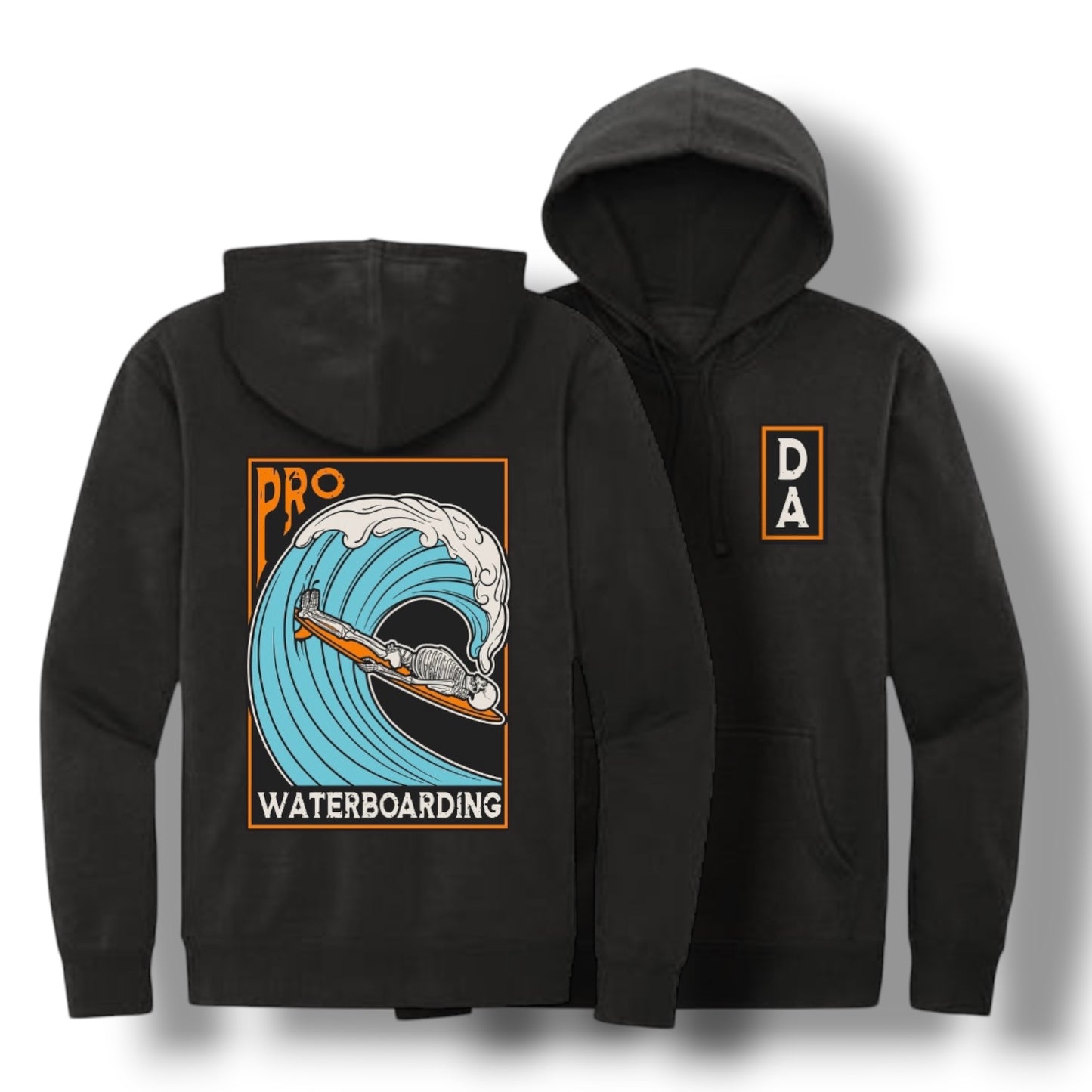 ((PRE-ORDER)) WATERBOARDING HOODIE (BLACK)