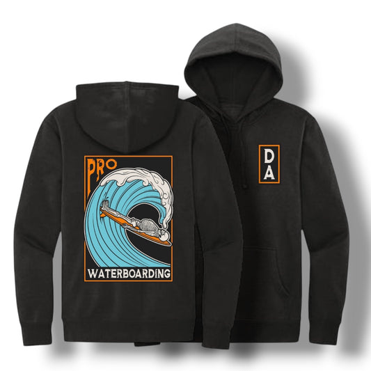 ((PRE-ORDER)) WATERBOARDING HOODIE (BLACK)