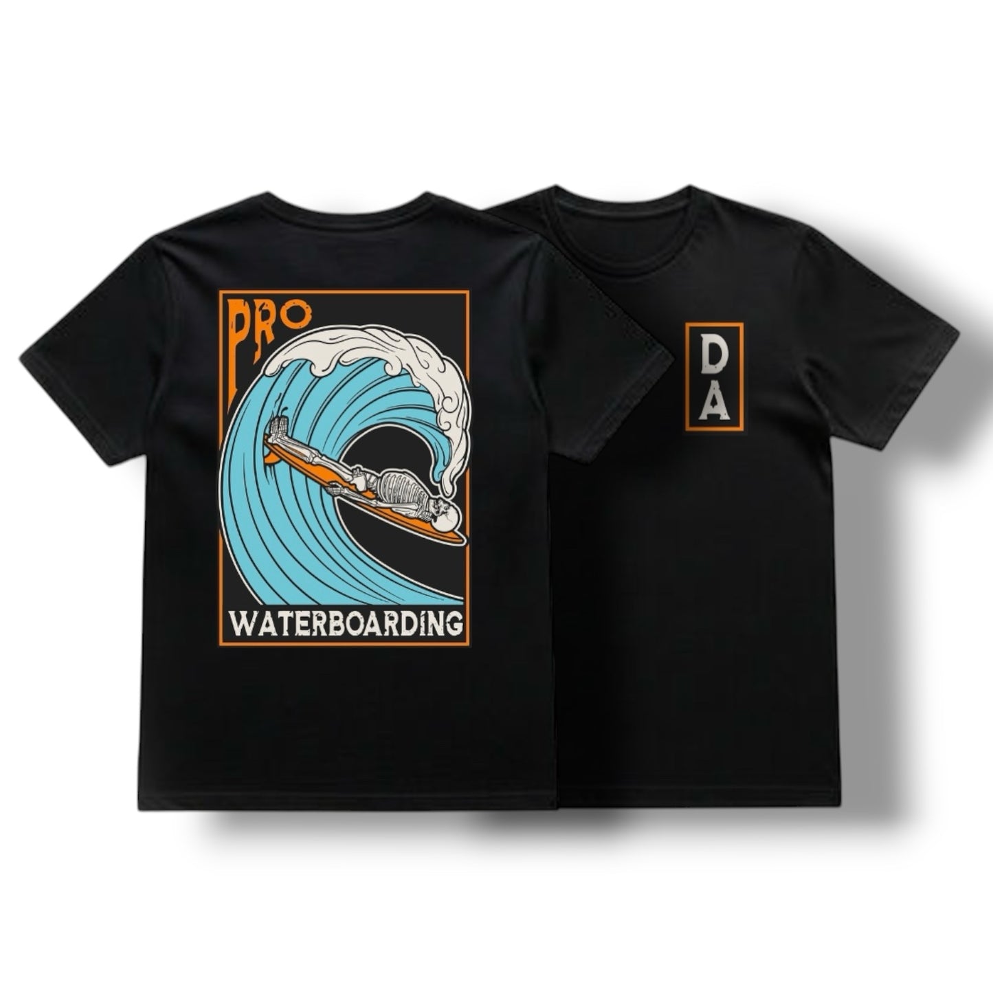 ((PRE-ORDER)) WATERBOARDING TEE (BLACK)