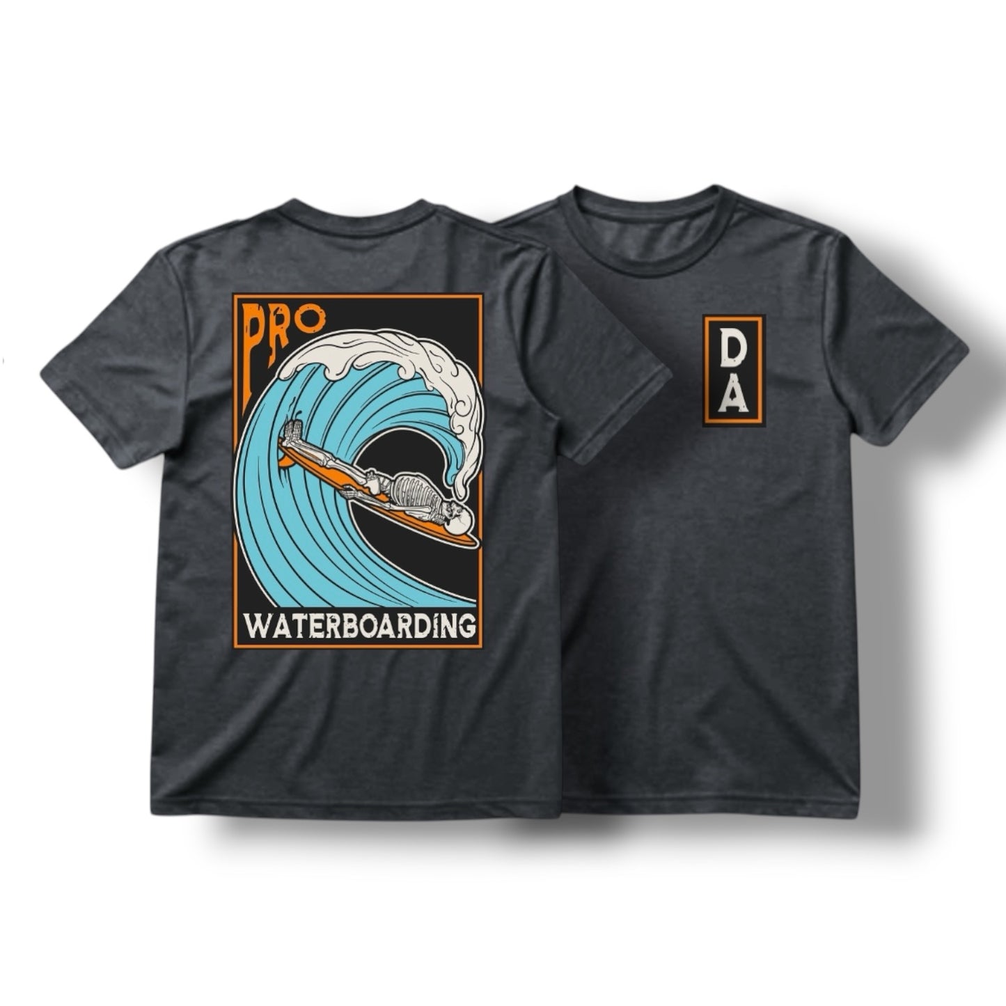 ((PRE-ORDER)) WATERBOARDING TEE (HEATHER GREY)