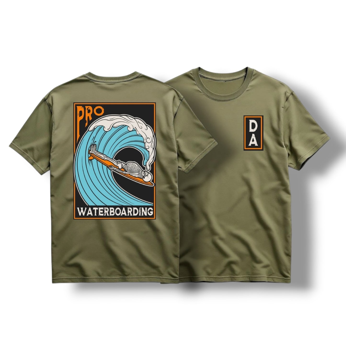 ((PRE-ORDER)) WATERBOARDING TEE (MIL GREEN)