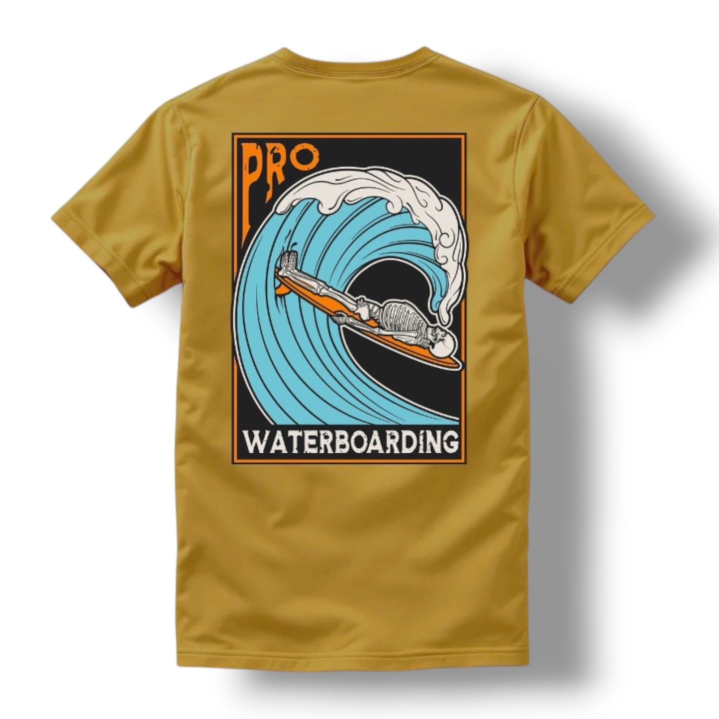 ((PRE-ORDER)) WATERBOARDING TEE (MUSTARD)