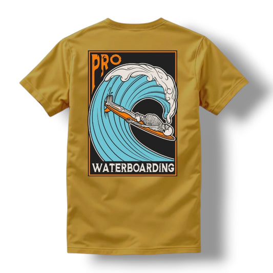 ((PRE-ORDER)) WATERBOARDING TEE (MUSTARD)