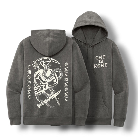 ((PRE-ORDER)) ONE IS NONE HOODIE (GREY)