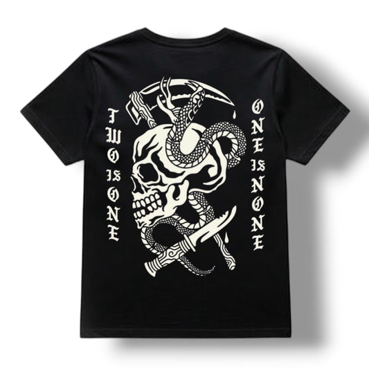 ((PRE-ORDER)) ONE IS NONE TEE (BLACK)