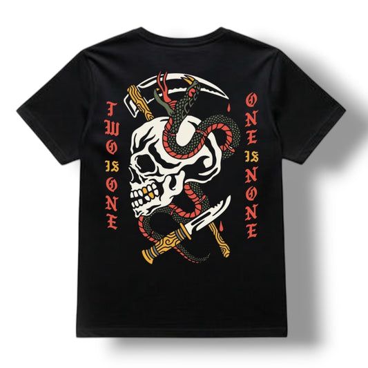 ((PRE-ORDER)) ONE IS NONE TEE (BLACK FULL COLOR)