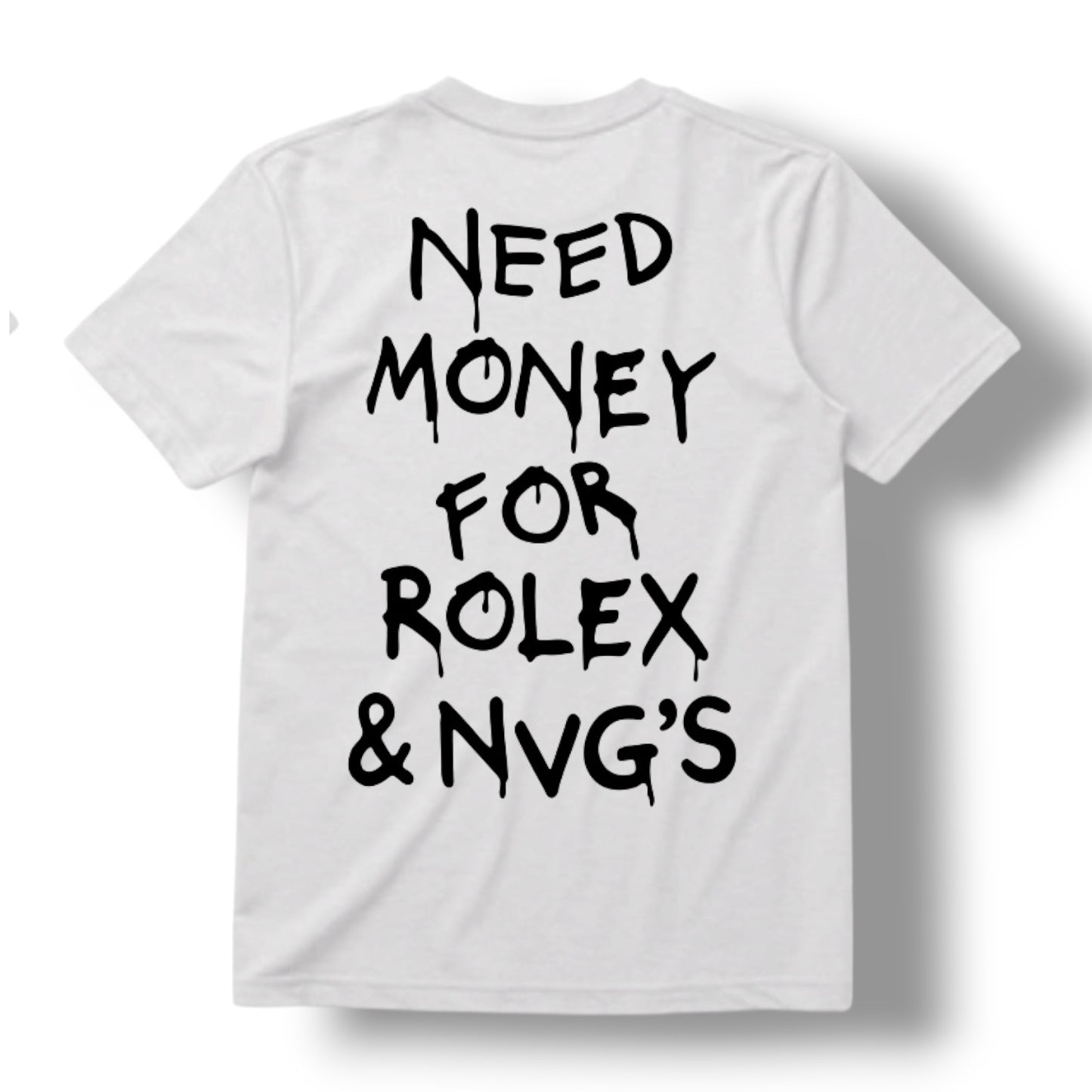 ((PRE-ORDER)) "NEED MONEY" TEE (WHITE)