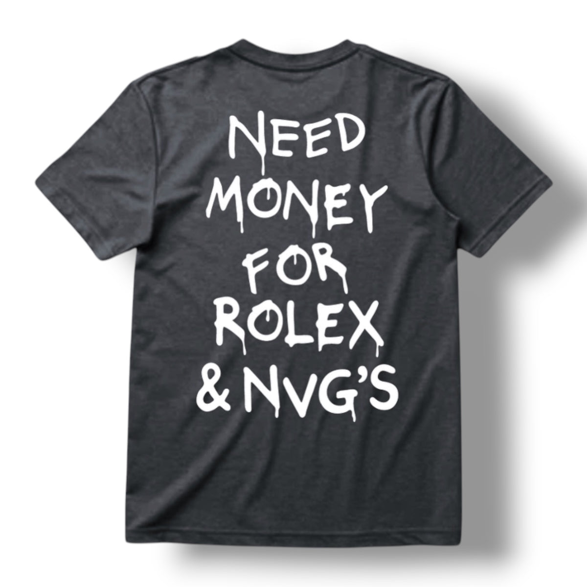 ((PRE-ORDER)) "NEED MONEY" TEE (GREY)