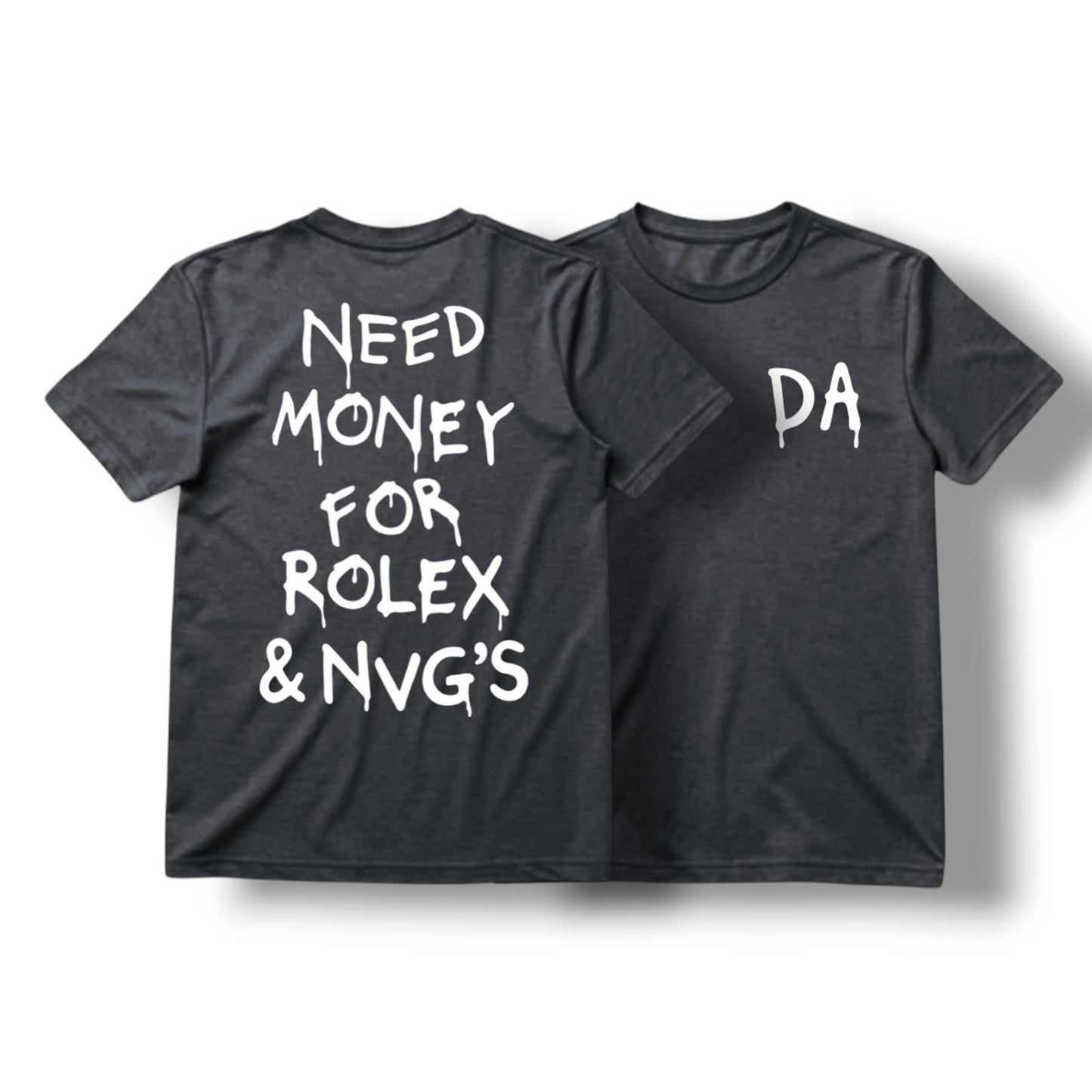 ((PRE-ORDER)) "NEED MONEY" TEE (GREY)