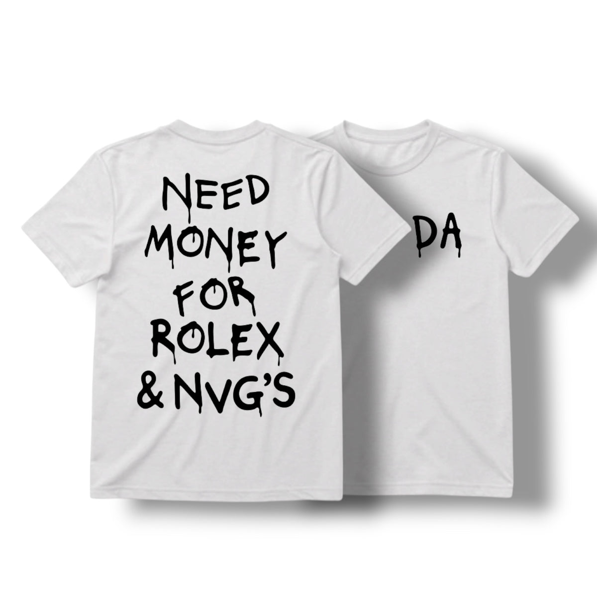 ((PRE-ORDER)) "NEED MONEY" TEE (WHITE)