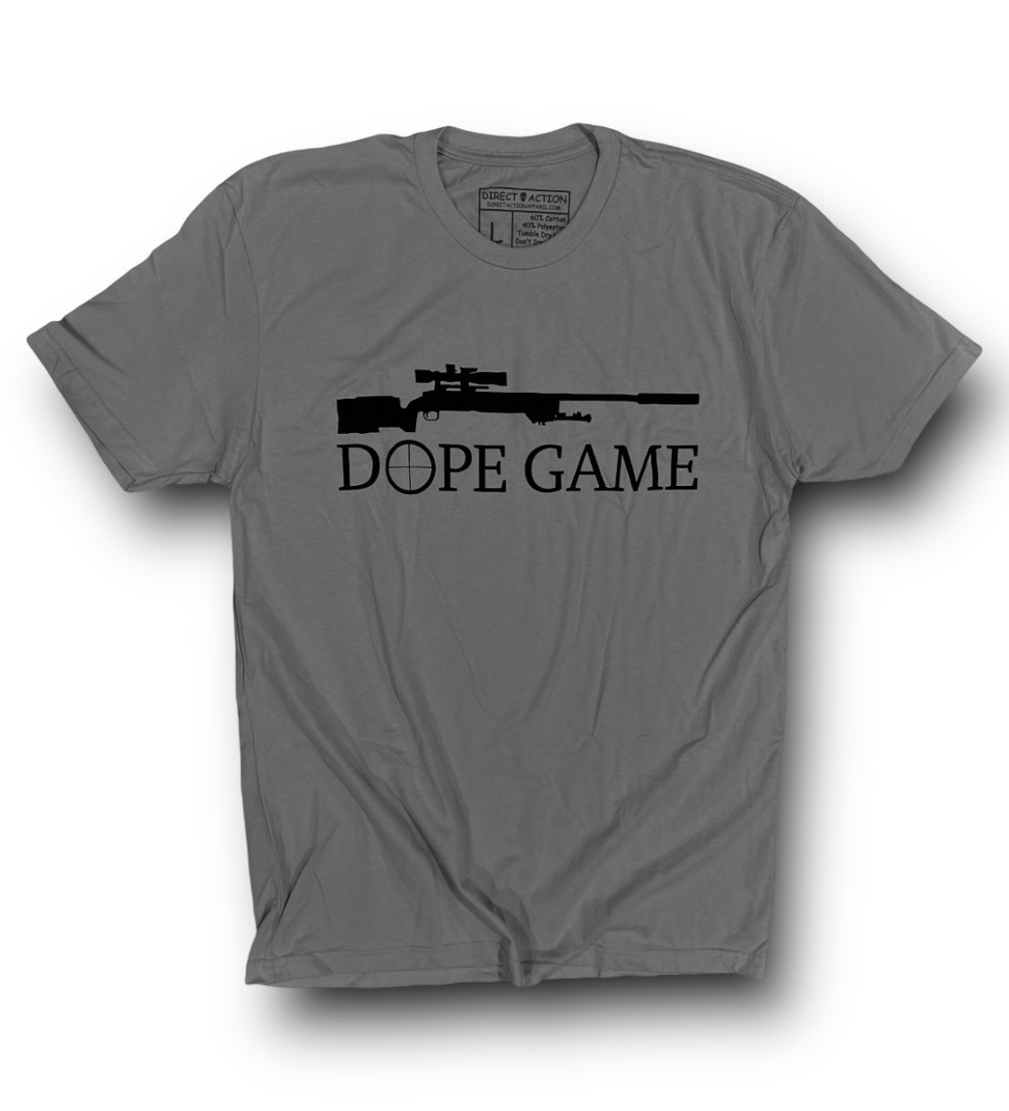 “DOPE GAME” TEE (LIGHT GREY)