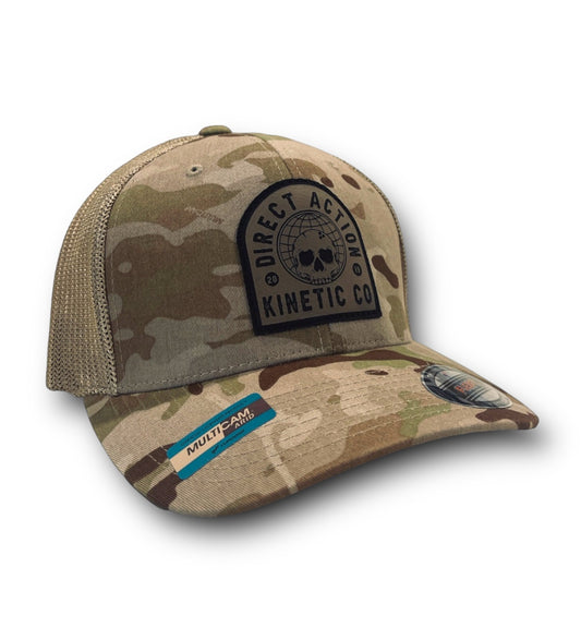 "KINETIC CO" FITTED MESH PATCH HAT (MCBLK & MCARID)