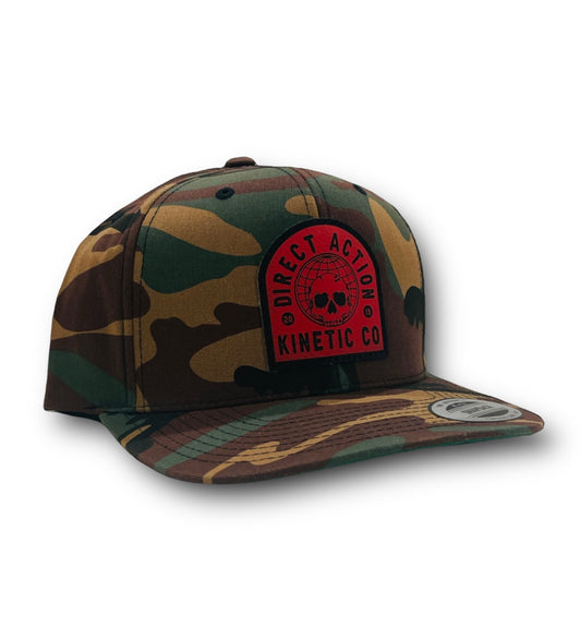 "KINETIC CO" SNAPBACK PATCH HAT (WOODLAND)