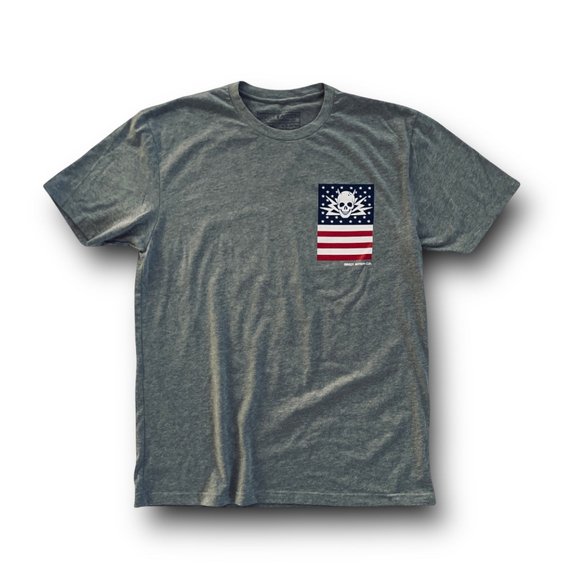 "DA FLAG" TEE (HEATHER GREY)