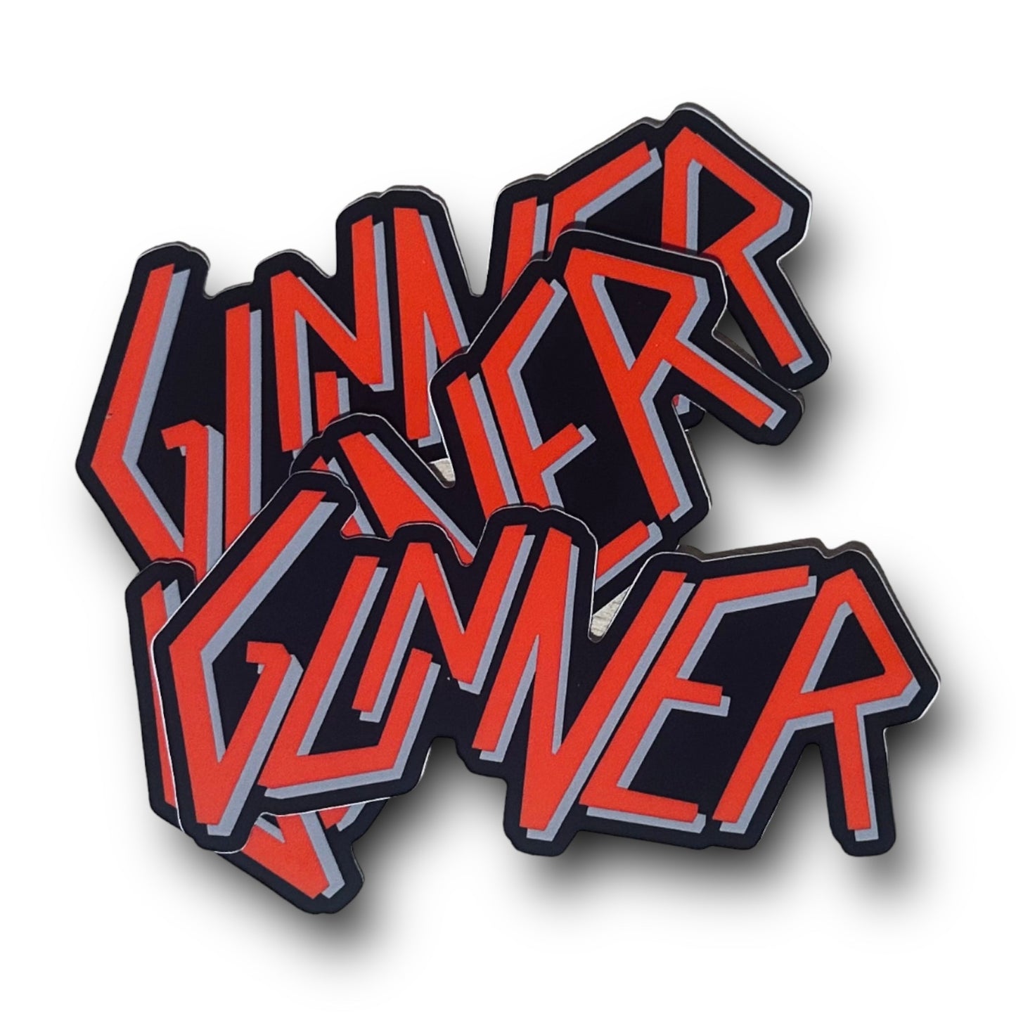 GUNNER 5IN STICKER