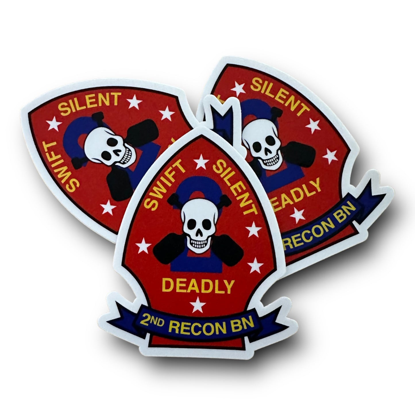 2nd Recon Bn 4 inch Stickers