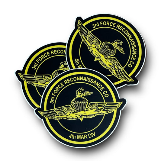 3rd Force (Amphib Recon) 4in Sticker